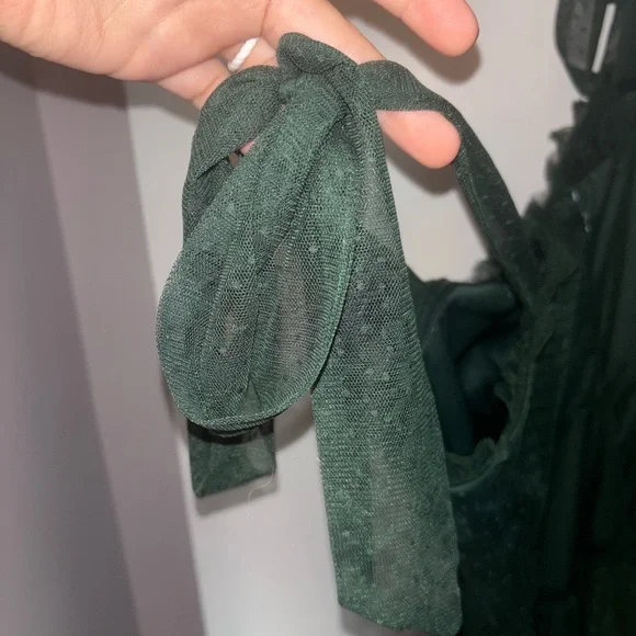 Lulu's Dark Green Maxi Dress - Picture 6 of 6